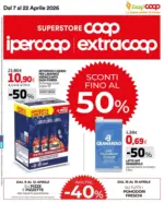 COOP Sconti fino al 50% - al 22.04.2026