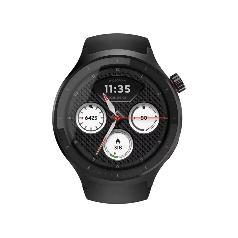 Смарт часовник Motorola MOTO WATCH Matte BLACK , 1.43 , 36.30