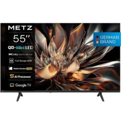 Телевизор Metz 55MNH7000Z , Mini LED , 55 inch, 139 см, 3840x2160 UHD-4K , Smart TV , Android