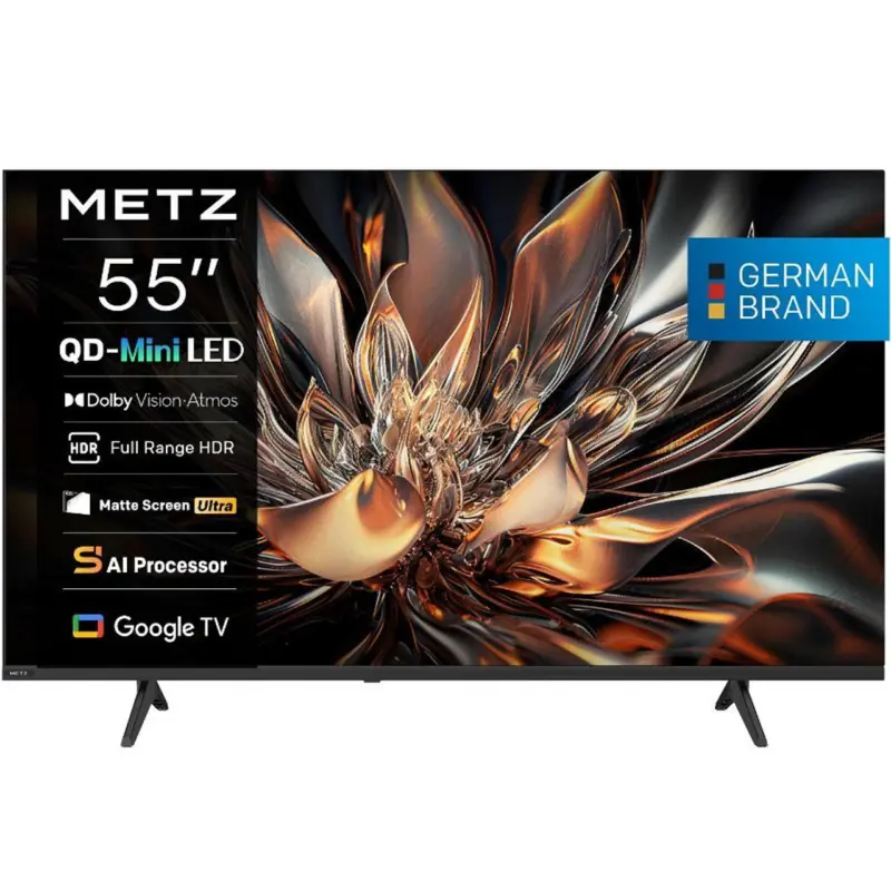 Телевизор Metz 55MNH7000Z , Mini LED , 55 inch, 139 см, 3840x2160 UHD-4K , Smart TV , Android