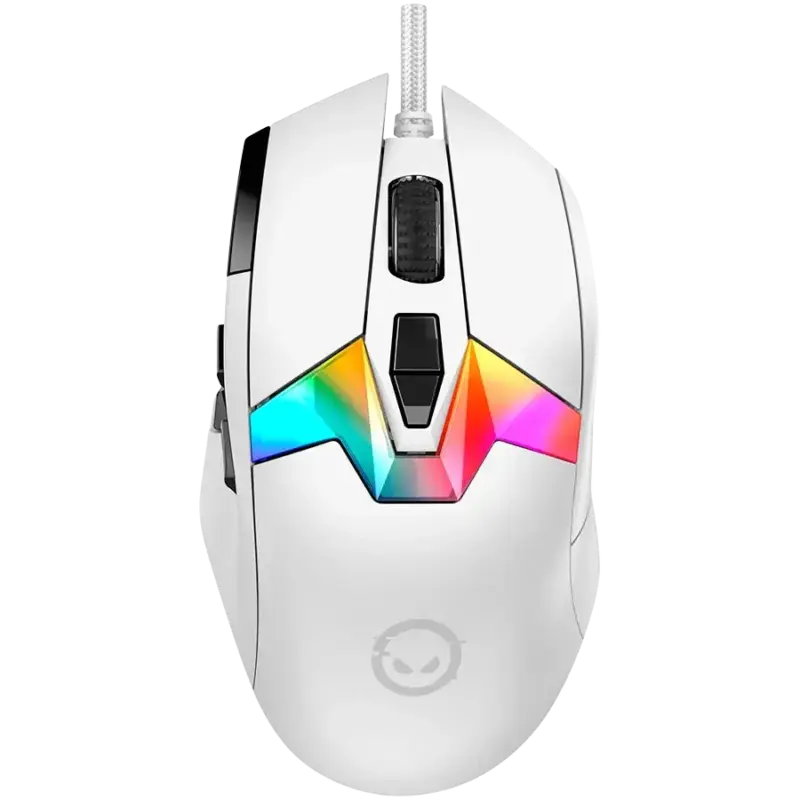 Мишка Lorgar MSP80 Бяла