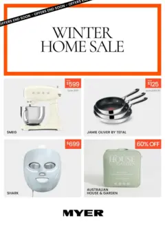 Preview of Myer - Winter Home Sale - valid from 07.04.2026