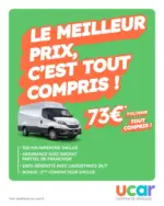 Ucar Le meilleur prix, c'est tout compris ! - au 31.05.2026
