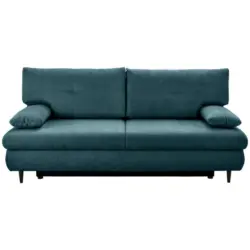 Schlafsofa in Chenille Petrol