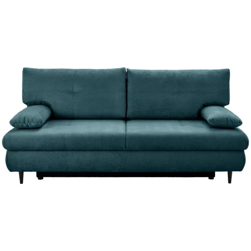 Schlafsofa in Chenille Petrol