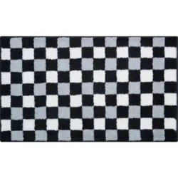 Badematte Grau 50/80 cm