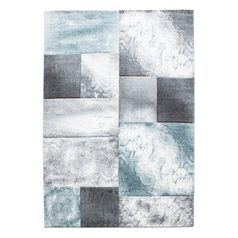 Flachwebeteppich Hawaii Blau ca. 140x200cm