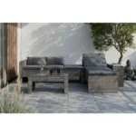 XXXLutz Lauterach - Ihr M&ouml;belhaus bei Bregenz Loungegarnitur 192/65/82 cm Eisen