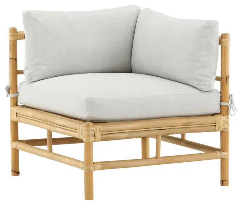 Loungeeckteil Cane Bambus Rattan ca. 75x70 cm