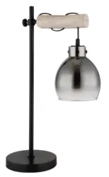 Tischleuchte Ryan Naturfarben/Schwarz max. 40 W