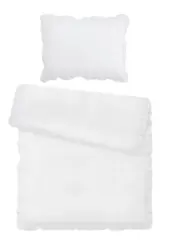 Bettw&auml;sche R&uuml;schen Wei&szlig; ca. 140x200cm