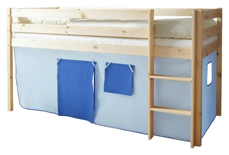 Spielbett Holz Malte ca. 90x200 cm Blau
