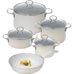 Kochtopfset Avorio 5-teilig