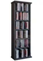 M&ouml;belix CD-Regal Vetro in Schwarz, B: 31 cm