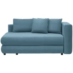 R&eacute;camiere in Flachgewebe Blau