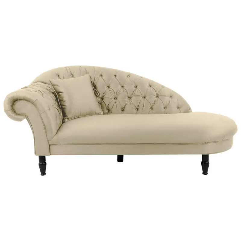 R&eacute;camiere in Velours Beige