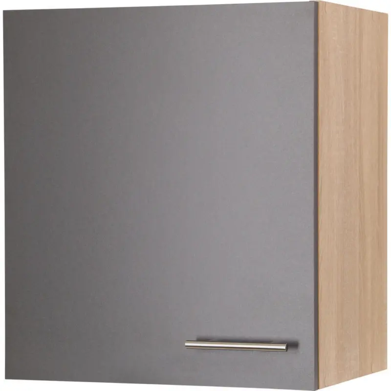 K&uuml;chenoberschrank 50/56,1/34,6 cm in Grau, Eichefarben