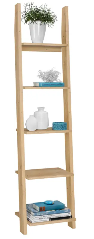 Regal Eichefarben, 5 Ablagen