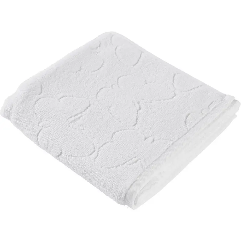 Handtuch 50/100 cm Butterfly Wei&szlig;