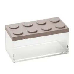 Vorratsdose Matea in Transparent/Braun ca. 1,5 l