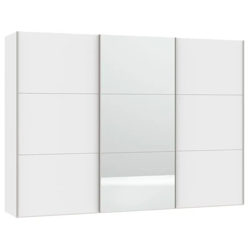 Schwebet&uuml;renschrank in Wei&szlig;