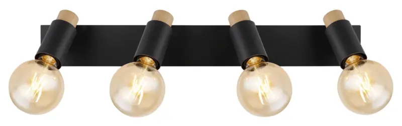 Strahler Matti Schwarz/Braun max. 40 Watt