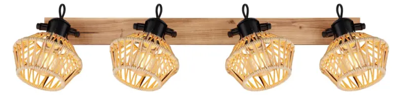 Strahler Valli in Natur/Schwarz/Braun max. 60 W