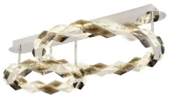 LED-Deckenleuchte Karilion Klar max. 50 Watt Deckenlampe