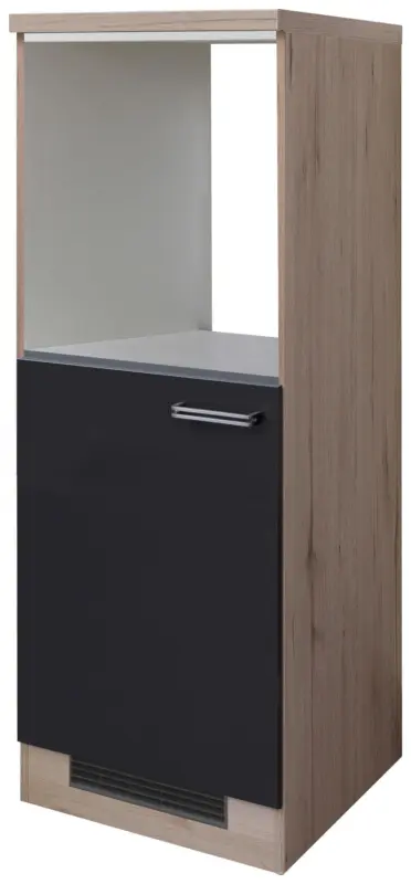 Ger&auml;teumbauschrank Milano Anthrazit/Eiche San Remo