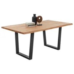 Esstisch in Holz, Metall 180/100/75 cm