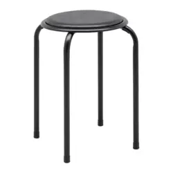 Stapelhocker Raki I Schwarz