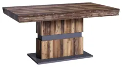 Esstisch ''Matthew'', Anthrazit/Alteiche