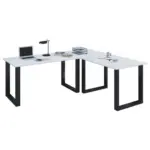 XXXLutz Lauterach - Ihr M&ouml;belhaus bei Bregenz Eckschreibtisch 130/130/76 cm Schwarz, Wei&szlig;