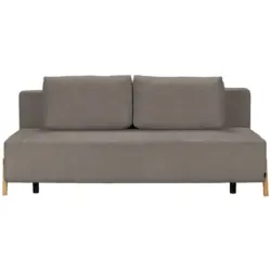 Schlafsofa in Chenille Taupe