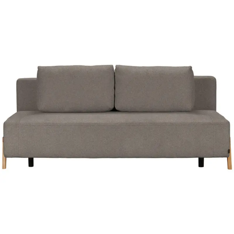 Schlafsofa in Chenille Taupe