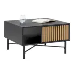 m&ouml;max Couchtisch Madrid Naturfarben/Schwarz