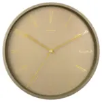 XXXLutz Lauterach - Ihr M&ouml;belhaus bei Bregenz Wanduhr Belle Gr&uuml;n, Goldfarben 35/35/4 cm