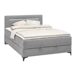 Boxbett Jerry in Hellgrau ca. 100x200cm