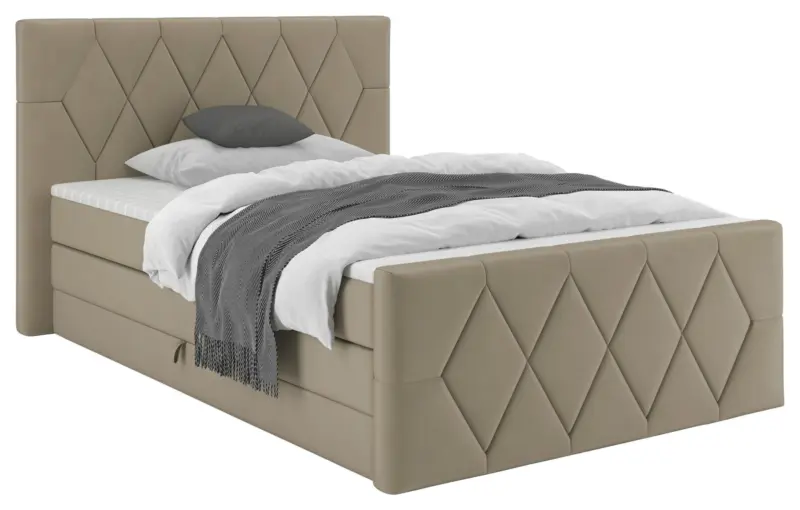 Boxspringbett Josie B Beige ca. 140x200cm