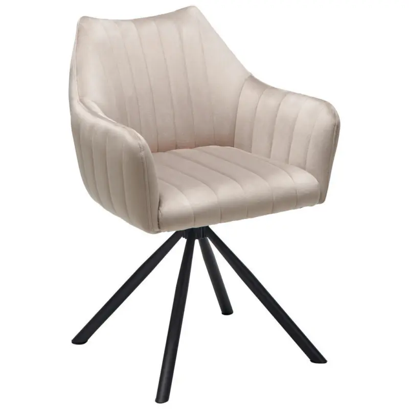 Armlehnstuhl inklusive Armlehnen Samt