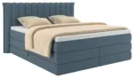 m&ouml;max Boxspringbett Lina Blau ca. 160x200cm