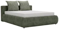 Polsterbett Olive Anthrazit ca. 180x200cm