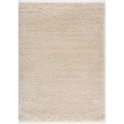Hochflorteppich Porto Creme