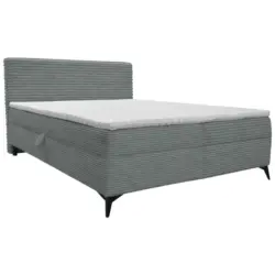 Boxbett 140/200 cm in Grau