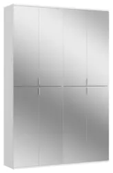 Dreht&uuml;renschrank Projekt X ca. 122x193 cm Wei&szlig;