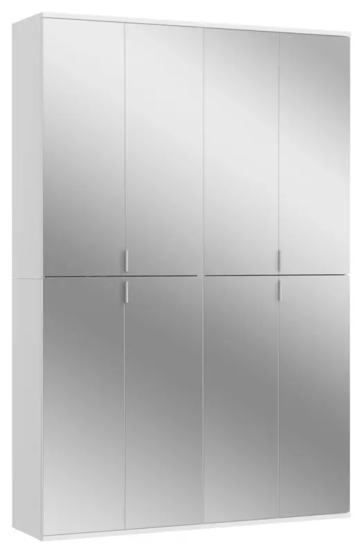 Dreht&uuml;renschrank Projekt X ca. 122x193 cm Wei&szlig;