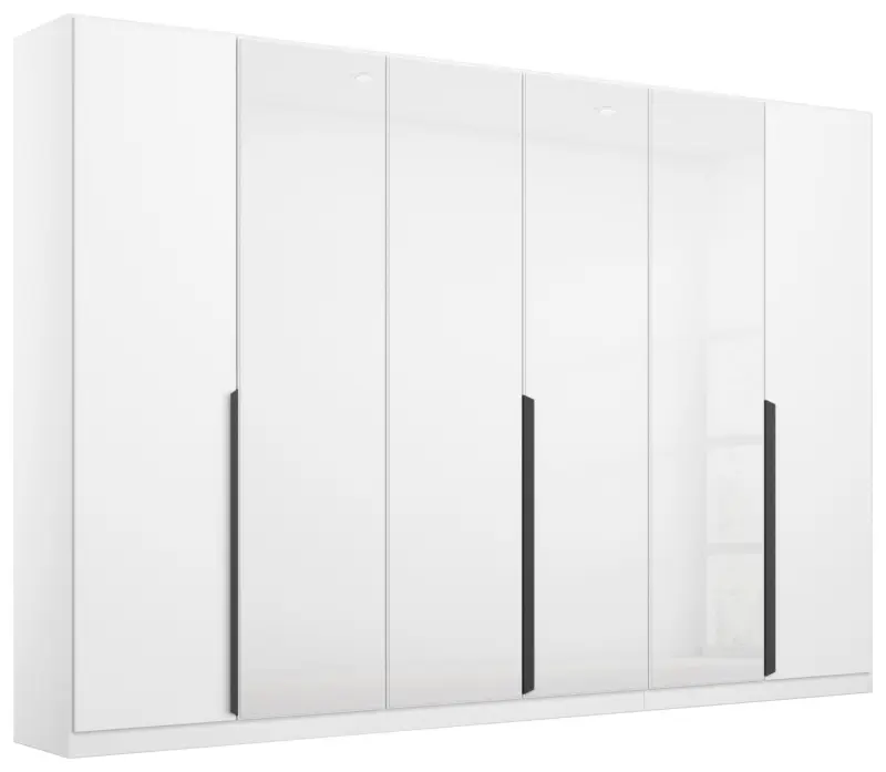 Dreht&uuml;renschrank Artemis Wei&szlig;, Wei&szlig; Hochglanz