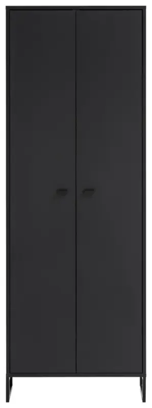 Schuhschrank Janne ca.60,2x169,7x33,5cm Schwarz