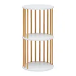 m&ouml;max Regal Zora Naturfarben/Wei&szlig;