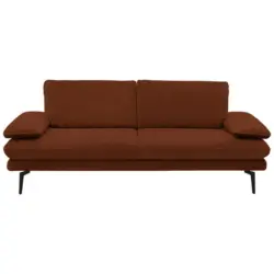 3-Sitzer-Sofa Dieter Knoll in Velours Kupferfarben